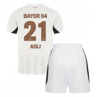 Camisa de Futebol Bayer Leverkusen Amine Adli #21 Equipamento Secundário Infantil 2024-25 Manga Curta (+ Calças curtas)